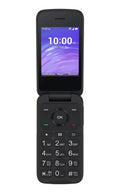 Unlocked), 4G Gray New) 4058L Button TCL (US FLIP (Liike Pre-Owned Cellular Phone Keypad Flip GO Large