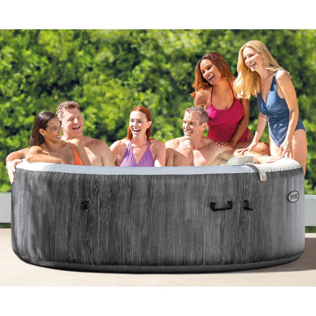 Intex Pack) (4 Tub Accessories Plus Inflatable + Hot Intex Tray PureSpa
