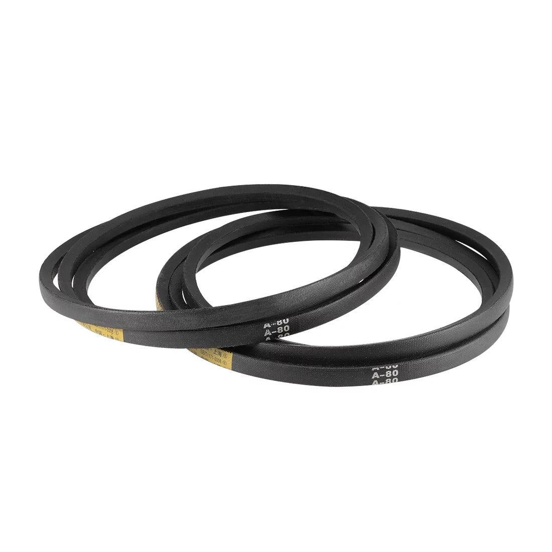 Belt A80 80" 2pcs Rubber A-Section V-Belts Drive Mid-Perimeter,