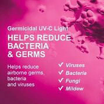 Envion White UV Germicidal 3-Speed 220M Therapure HEPA Purifier Air Style