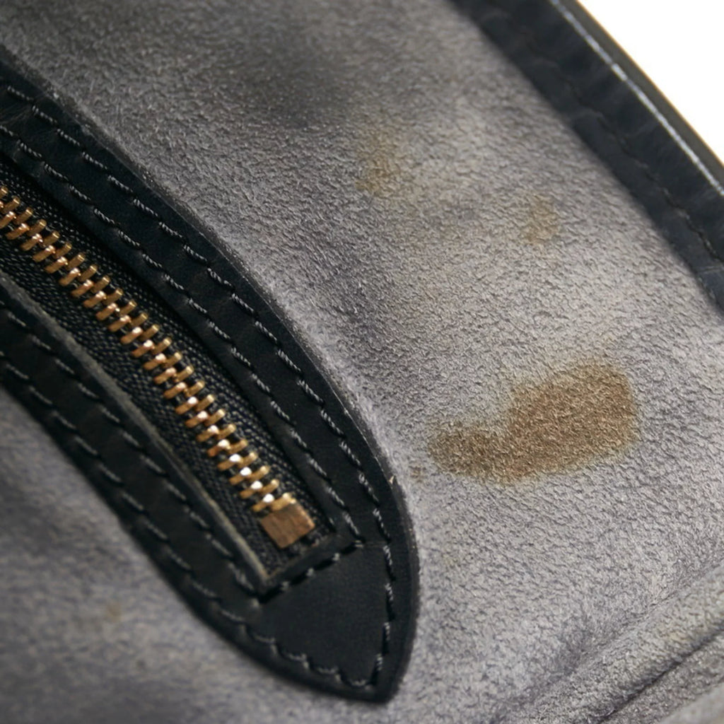 Louis Shoulder PM LOUIS VUITTON Epi Noir Black Bucket Ladies Vuitton Tote M58992 Leather Bag Pre-Owned (Fair)