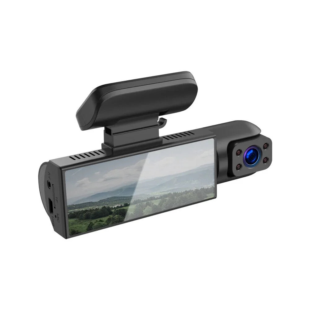 Lens Dual Car Vision Paddsun Safety Night Recorder - 3.16-Inch Camera Enhanced DVR for
