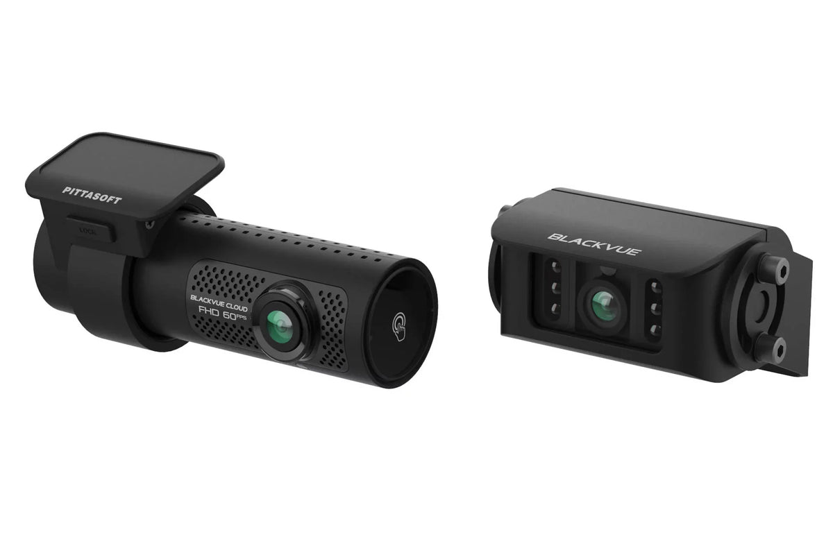 GPS & Cloud-Ready | WiFi DR770X-2CH-TRUCK + Card With Waterproof BlackVue 60FPS 64GB Dash Cam Exterior 1080p Front