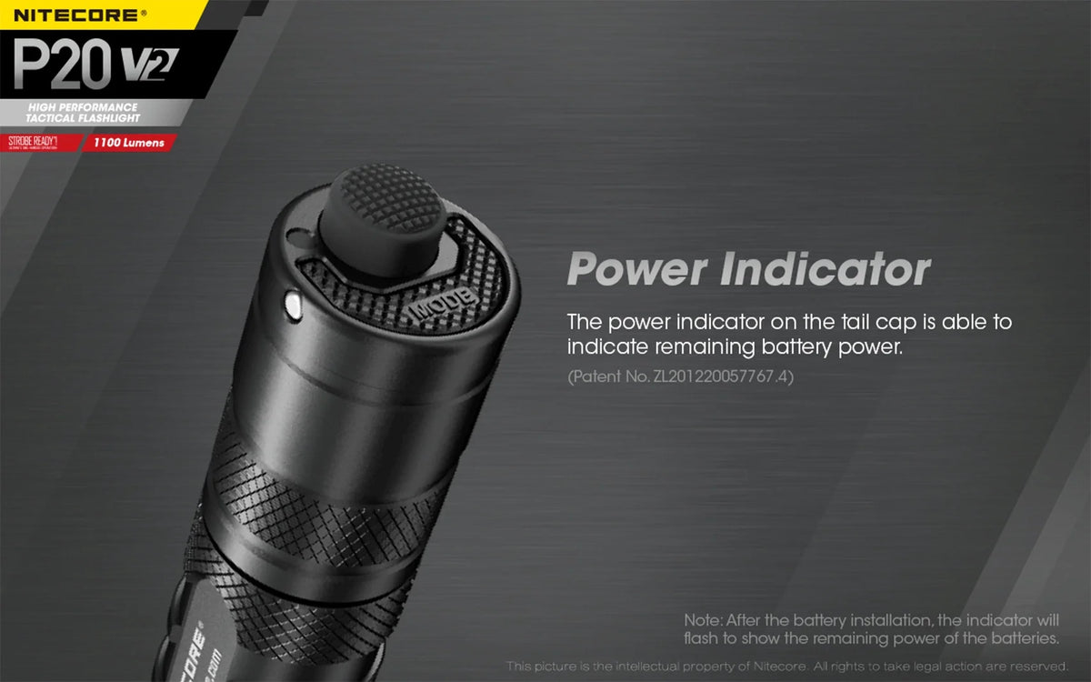 Tactical 1100 LED - Flashlight Battery, V2 XP-L2 P20 CREE Cord Lumens - USB w/NL183 Nitecore Charger Combo: V6 +Free Eco-Sensa UI1