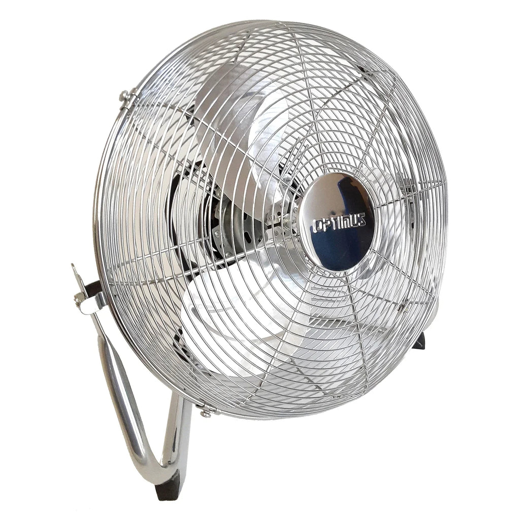 Fan, 12 Heavy 3 Industrial Aluminum Duty F-4122 Inch Chrome Optimus Speed