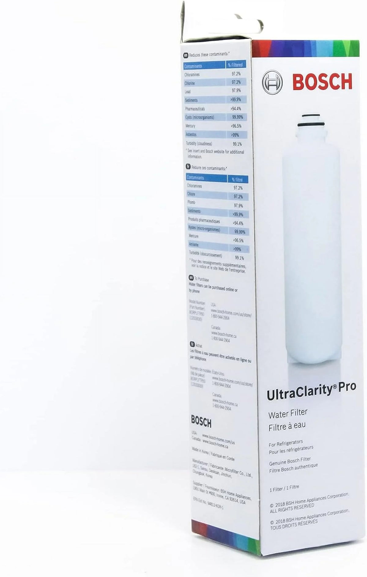 Replacement/Compatible Water Bosch 4 Filter, Pack of Pro BORPLFTR50,BORPLFTR55, RA450022, UltraClarity REPLFLTR55