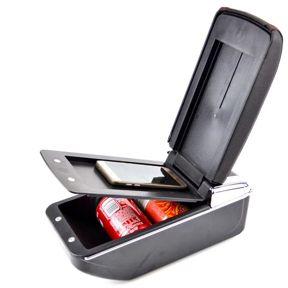 Console Box Rest Fiesta Arm Parts Cup Storage For Holder Ford 2011-2019 Armrest