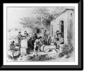 on River,. Republic, The Ozania [Dominican Seamen fresh Framed Diago 1871]: Columbus with 21-7/8" Print, x Historic water, casks Spring 17-7/8" the filling