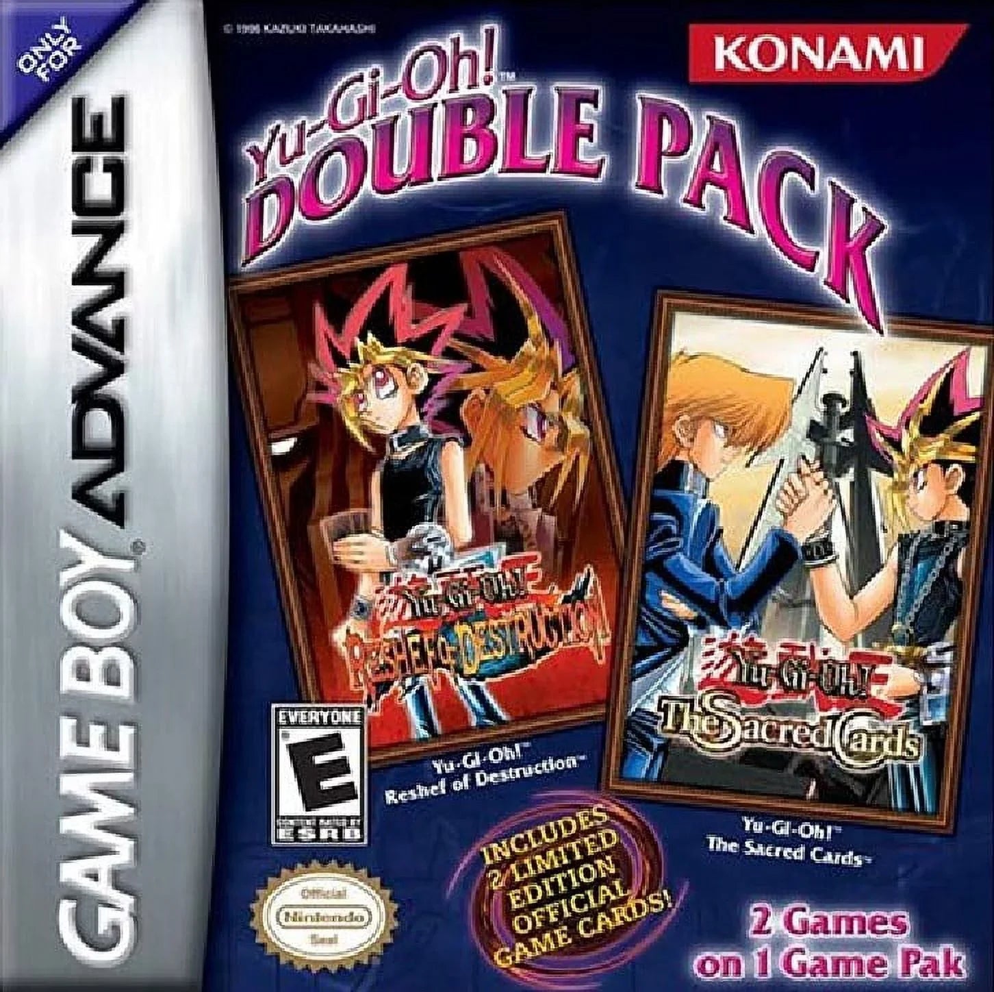Game Sacred (Refurbished) Destruction Reshef Restored Yu-Gi-Oh! Pack: Cards Double Advance, 2006) & Fighting of GameBoy (Nintendo
