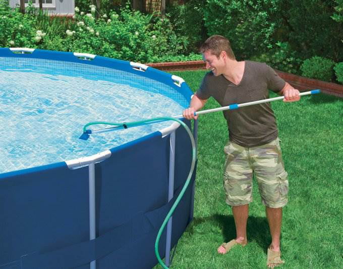 Maintenance Inflatable Kit 42" and Intex Set Pool 15' x Easy Swimming Portable