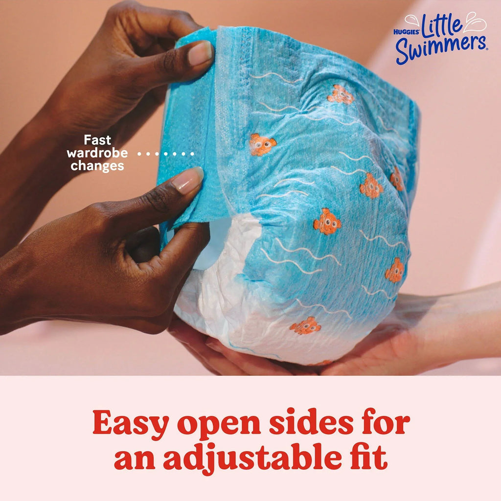 (CS/80) Swimmers Swim Large Diaper, Little Huggies