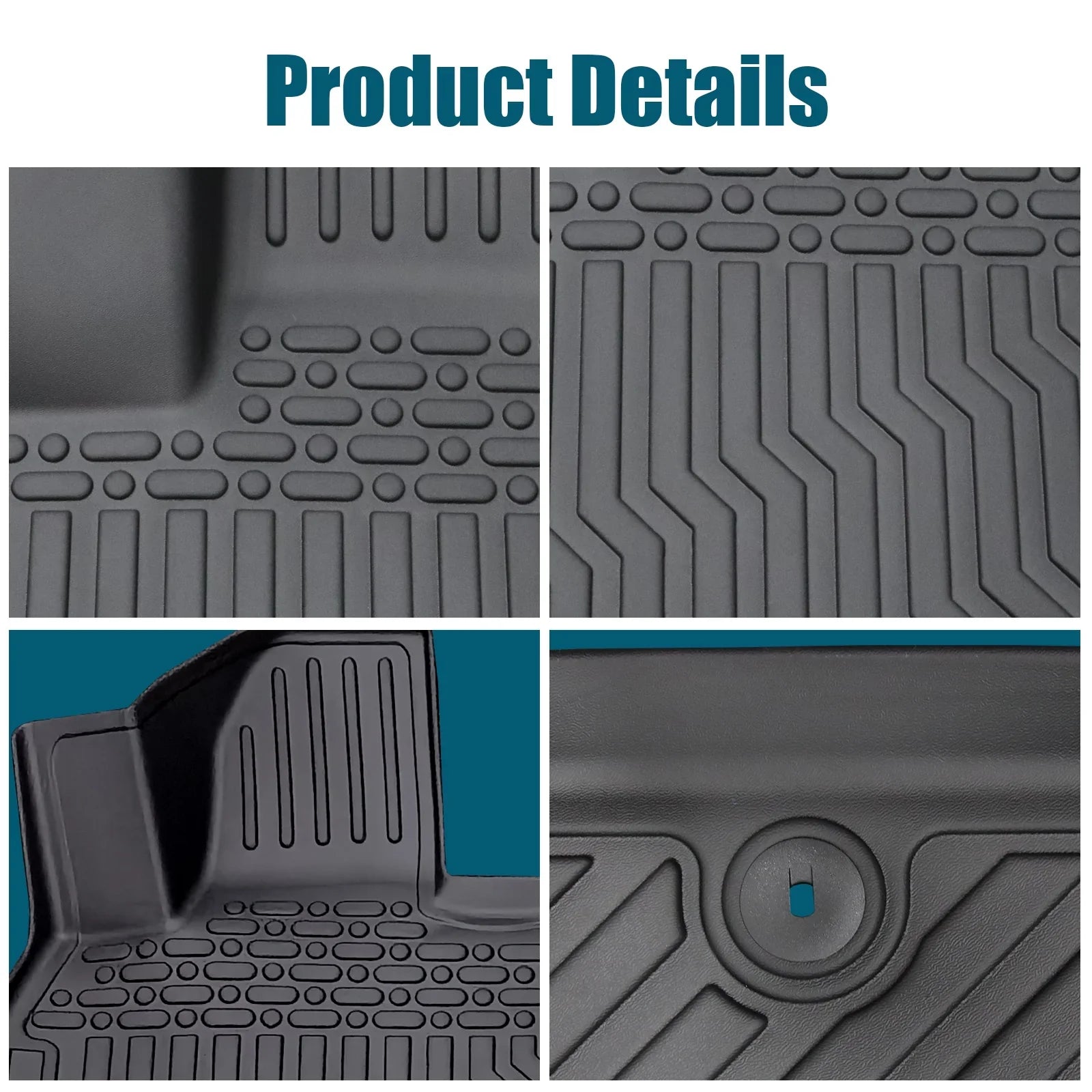 Console Dazzduo Telluride Kia Bucket Floor Telluride Center Floor Mats,Floor Telluride Aibecy Car Bucket 2020-2023