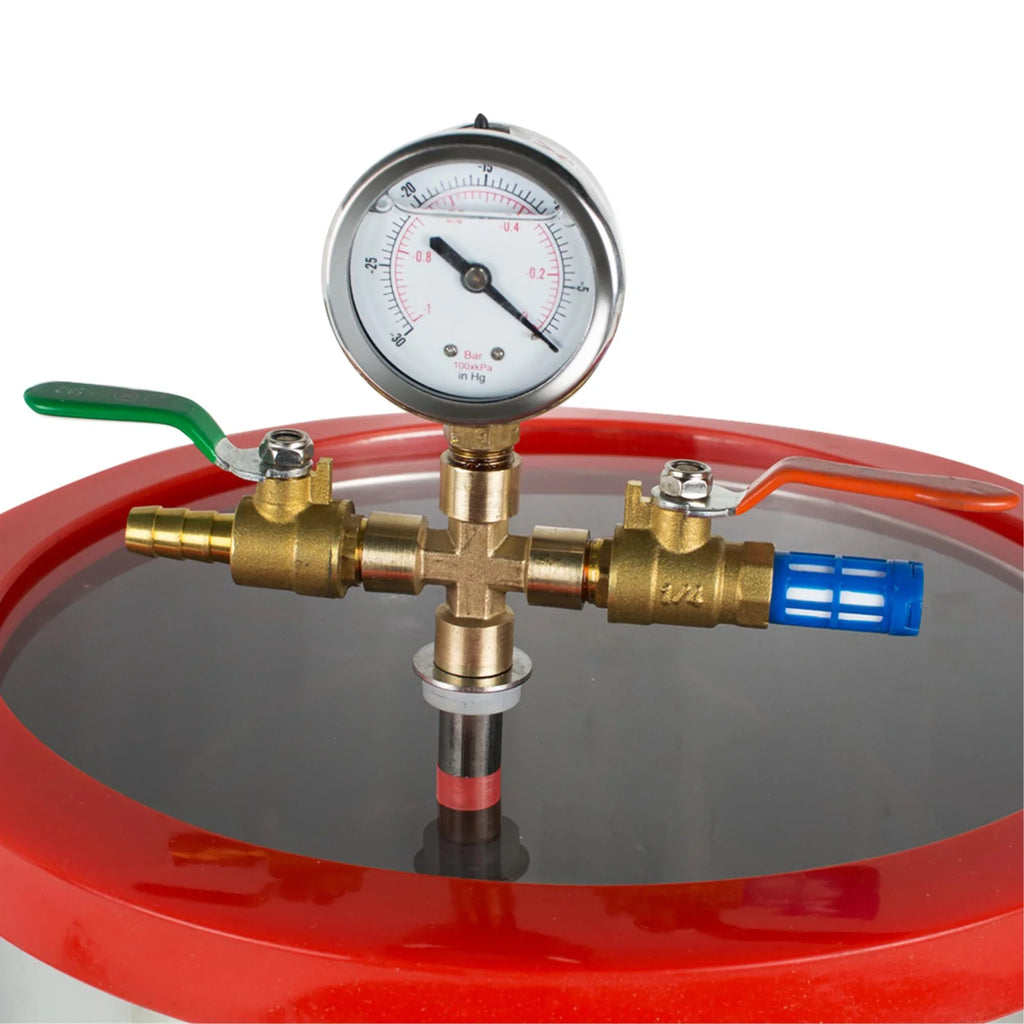 Pump Machine [5 Steel with and Efficiently Eliminate Stainless Ultimate Chamber 3CFM Vacuum Kit Vacuum Degassing Air Silicone Gallon] The Bubbles Our - Powerful
