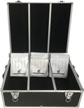 600 (Holds Discs) Aluminum Black CheckOutStore Box Sleeves Hanging Storage CD/DVD