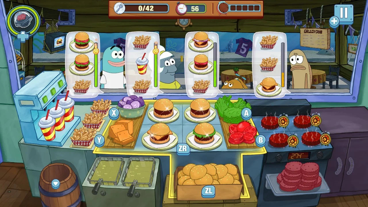 Cook-Off Extra Nintendo Nighthawk Krusty Krusty Switch, Edition, SpongeBob Interactive, 812303018978