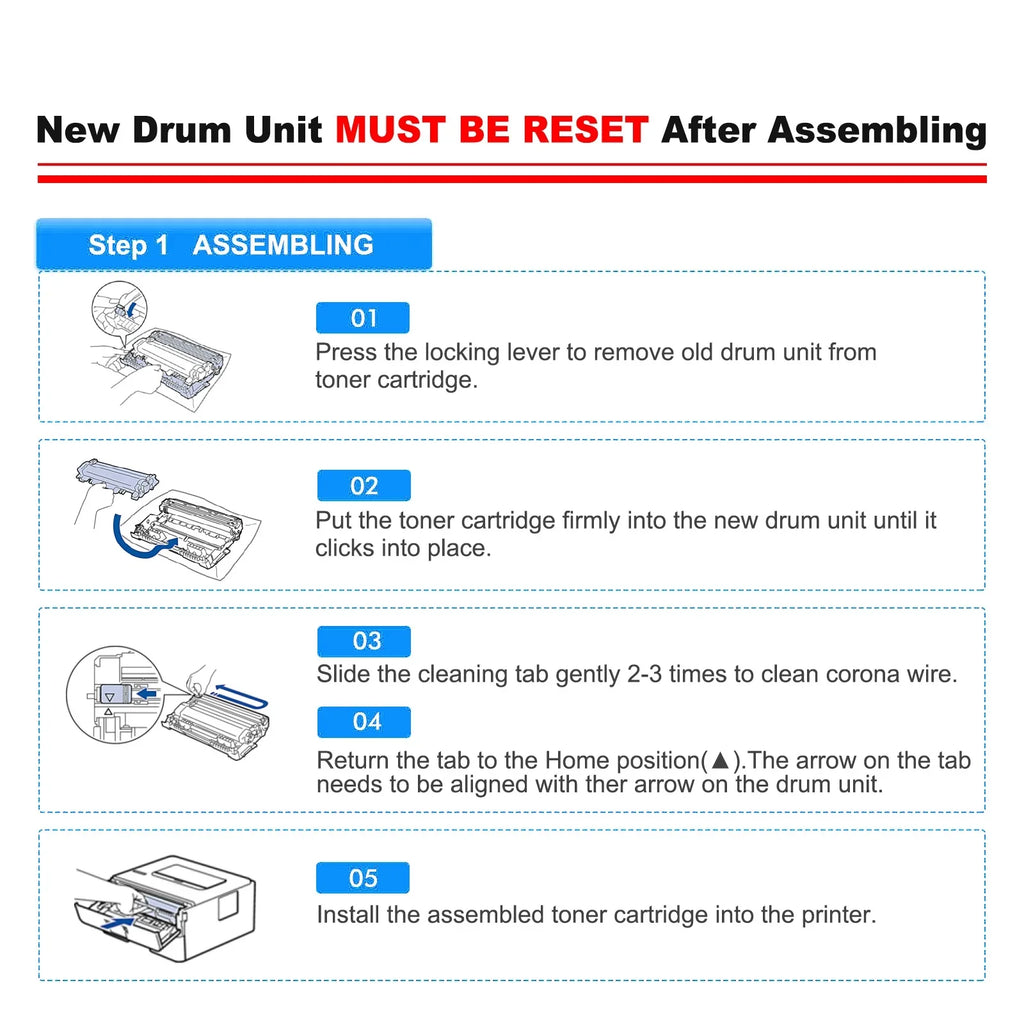 Set MFC-L2710DW DCP-L2550DW Cartridge Toner TN-760 1x ) Unit Compatible Toner, MFC-L2690DW Drum TN760 Unit (3x DR730 Brother Drum DR-730 for Printer and HL-L2350DW