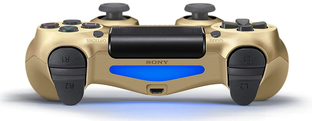 PS4 Controller + For Dual Chatpad Controller for Console New) Shock Gold Like BOLT Pre-Owned (Refurbished: Wireless Gaming Black Bundle. Sony AXTION PS4