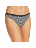 Bottom Shoshanna Contrast Separates XL Hipster Trim B/W Swim Womens