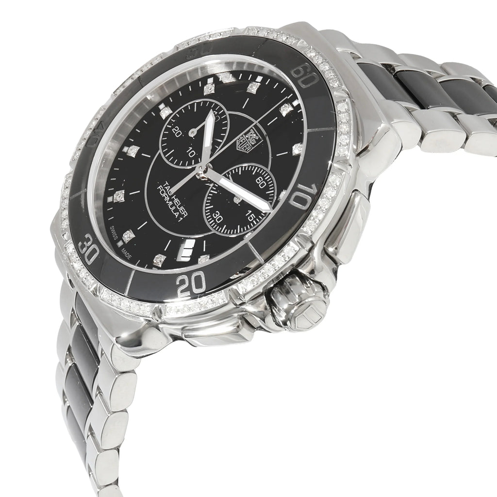 CAH1212.BA0862 Pre-Owned Formula Unisex Steel/Ceramic 1 in Tag Watch Heuer Stainless