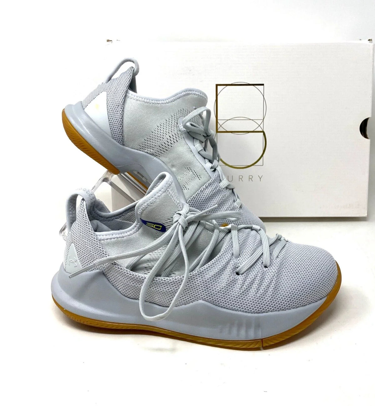 5 Elemental Armour PS Gray Curry Under UA 3020742-105 Boys Mesh Sneakers Tokyo