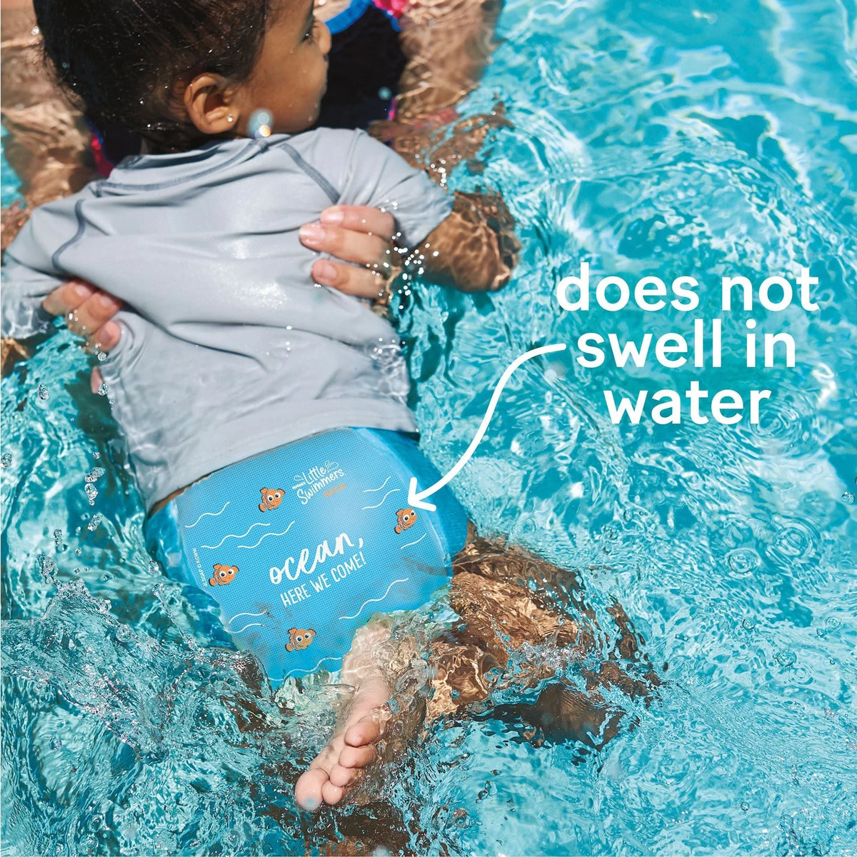 (CS/80) Swimmers Swim Large Diaper, Little Huggies