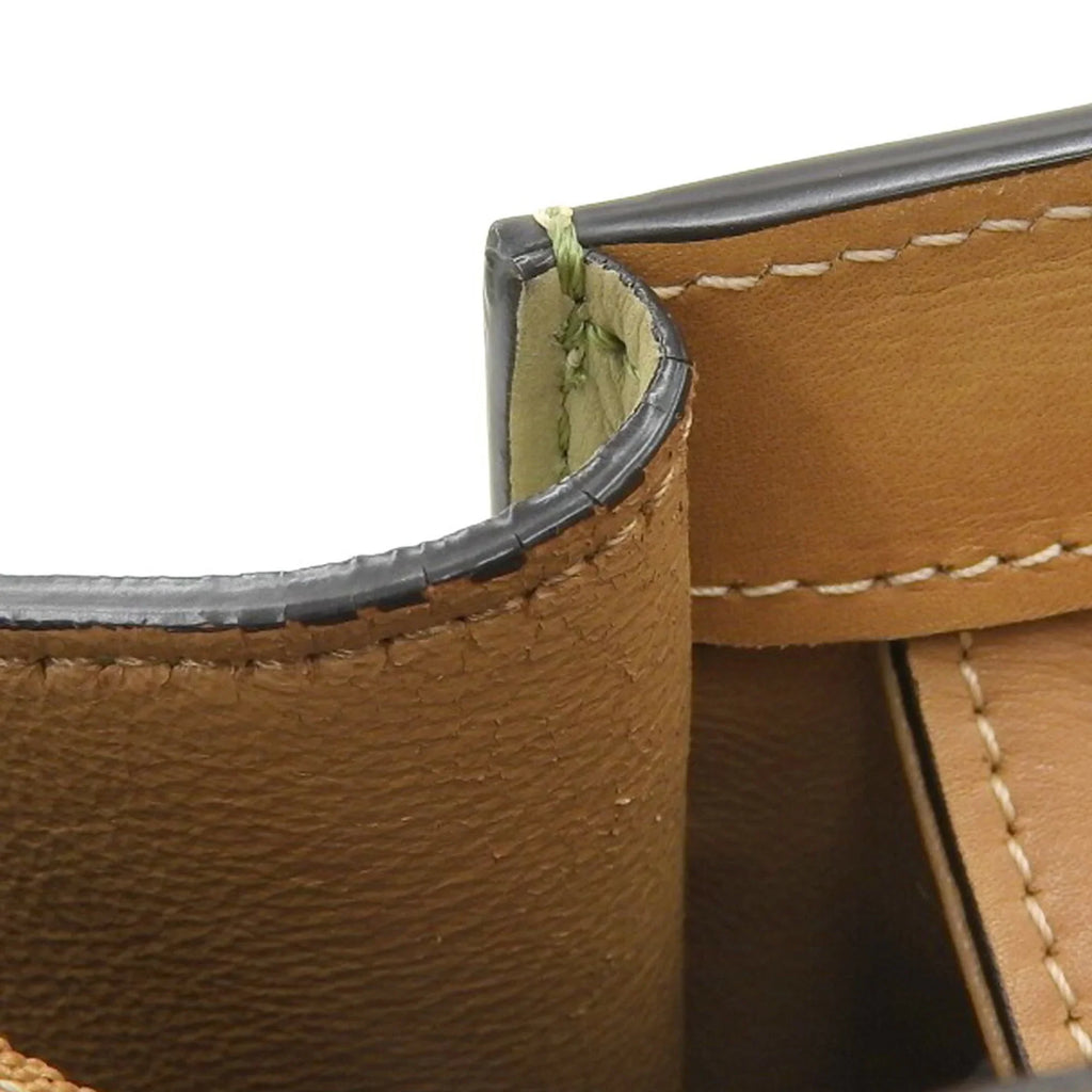 Celine handbag mint 15LK beige CELINE micro Pre-Owned 167793 tricolor green shopper (Good) A03 luggage