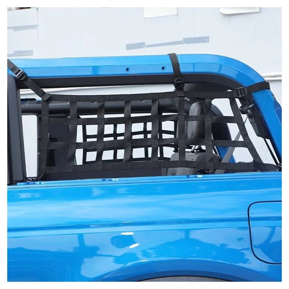 Net Teledu Mesh Side 2x Door Restraint Cargo 21+2 Protective Rear Trunk