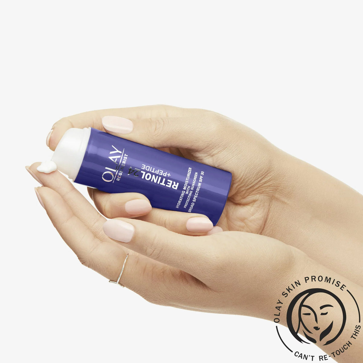 with Sunscreen 24 oz *EN SPF + Hydrating Olay 1.7 30 Regenerist Peptide Retinol Moisturizer