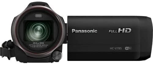 | Extended HD Sensor, Pixel Panasonic Advanced with 1/2.3 Capture Accessories Camcorder, Years BSI Inch Full Bundle HDR Warranty | (Black) HC-V785K Zoom, 3 20X HC-V785K Optical Panasonic