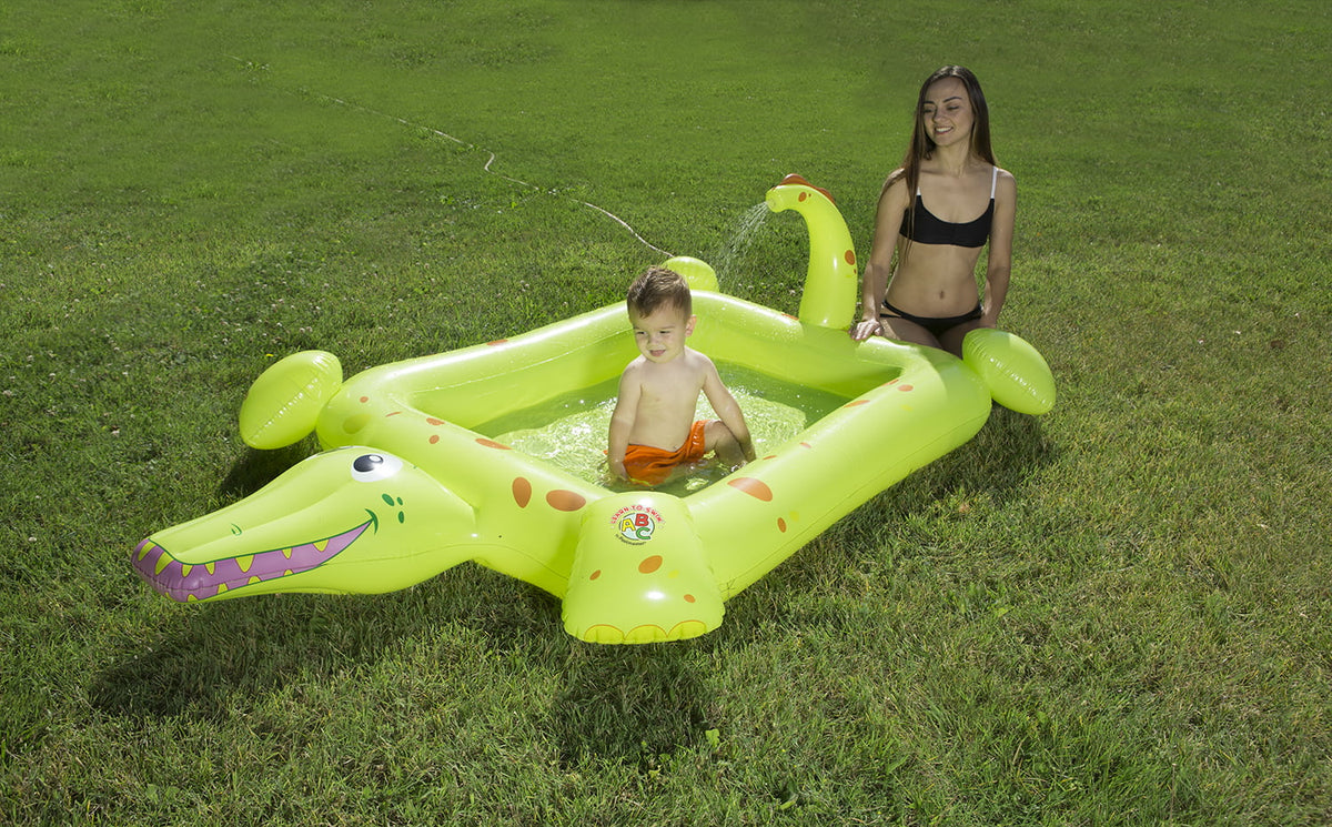 Spray Swimming Crocodile Pool Kiddie Poolmaster Inflatable