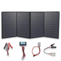 Hiking, Leisure 12v Power Charge Station Outdoor Black Solar Charger XINPUGUANG Camping, for 4 50 watt 20A volt Foldable 200w Kit Solar Controller 12 Battery x Generator Panel
