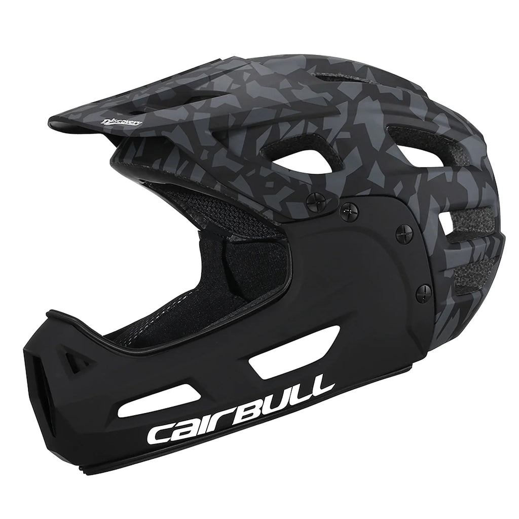 Chin Detachable Mountain Helmet Guard Cycling Full Helmet CAIRBULL Adult Visor Bike for Biking Face and with