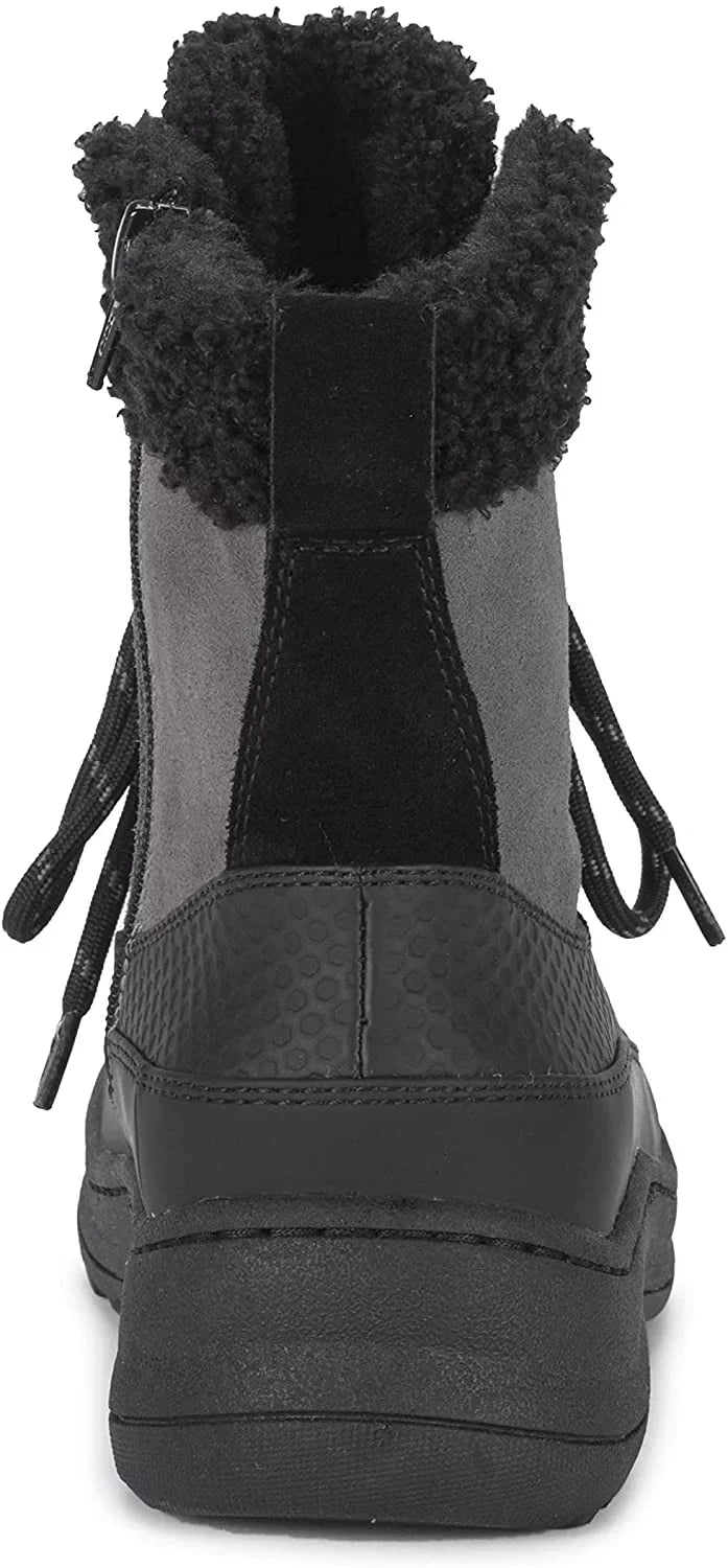 (BT28513) 6 Boots Suede Size Grey/Black M ALTA Baretraps Dark Women's