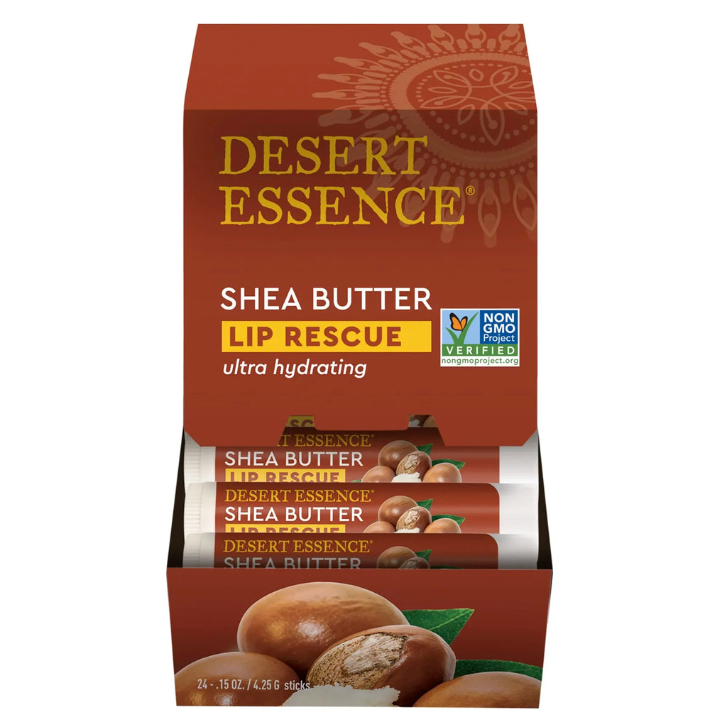 Essence Balm of Vitamin Soft - Desert w/ Stick, Ultra Dry Oz Butter Lips - 0.15 Oil Rescue Biloba Or Soothes Shea Peppermint Moisturizer Lip Ginkgo 24, Cracked - - - E Extract- Hydrating Beeswax Pack