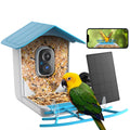 Videos House Auto Wireless Bird Security Camera, Bird Capture Outdoor Feeder with Bird Camera Solar Battery Feeder 1080P with Smart TMEZON Powered