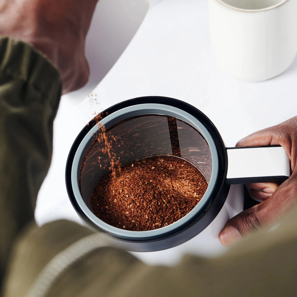 Coffee 8-12 for Filter Stainless Basket: Able Cup Coffee Makers Reusable Steel