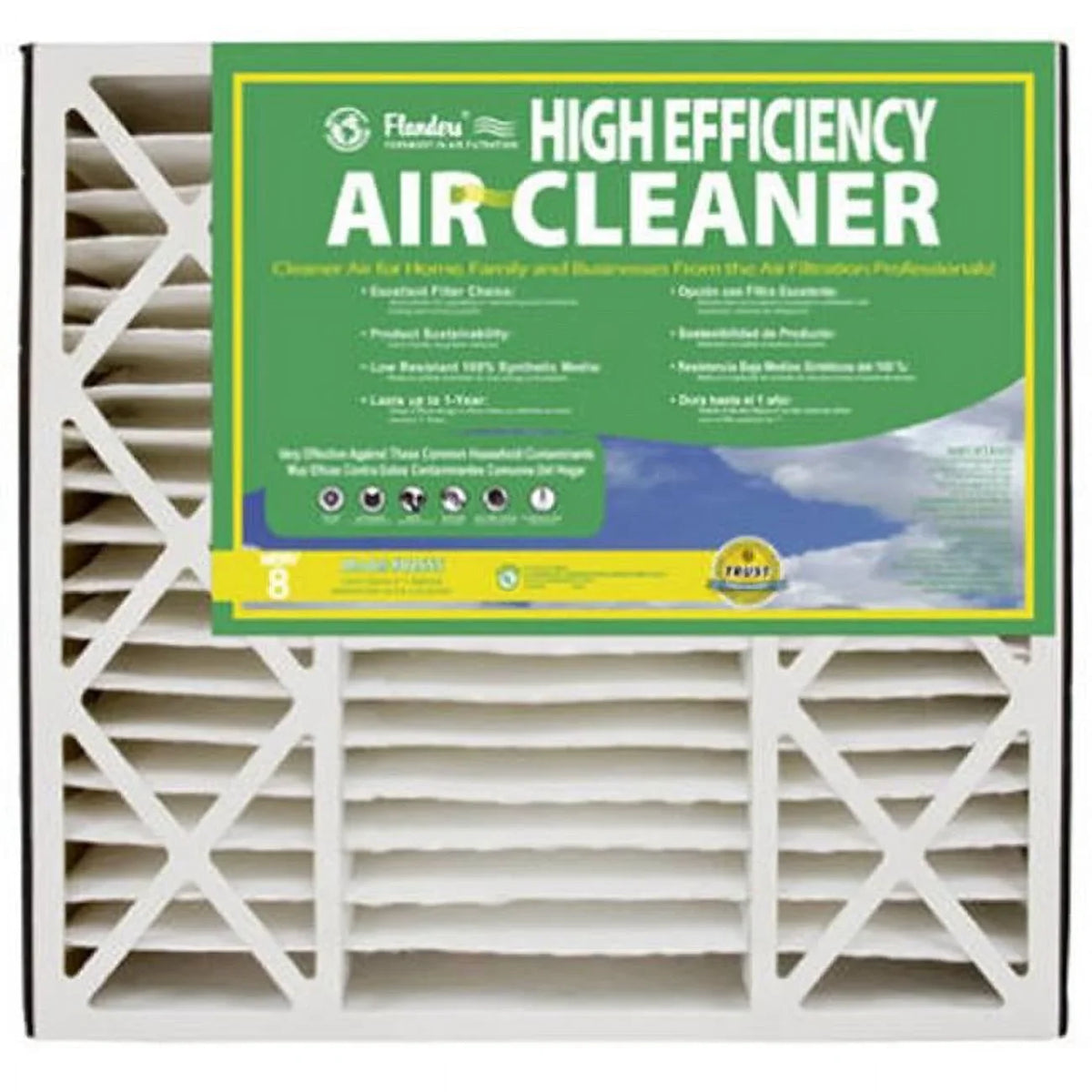 in. x Cartridge Of 82655.0452025 Air - High Residential 25 Pack Efficiency 20 2 Cleaner