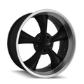 Black/Machined 20X10 0Et Matte 83.82Cb Lip Ridler 5X120.65 695