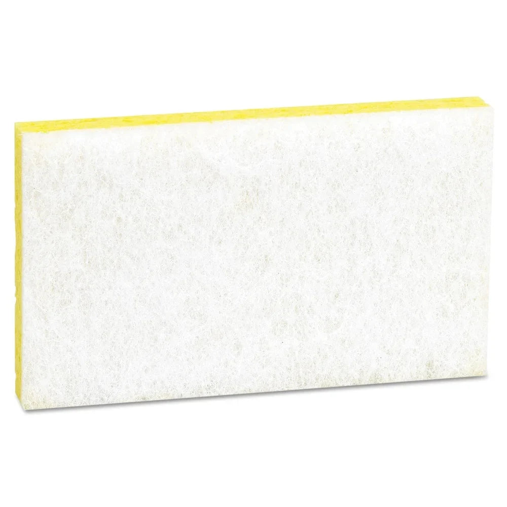 PROFESSIONAL in. Yellow/White 0.7 in. - #63 Scotch-Brite Thick Sponge 3.6 63 6.1 in. x (20/Carton) Light-Duty Scrubbing