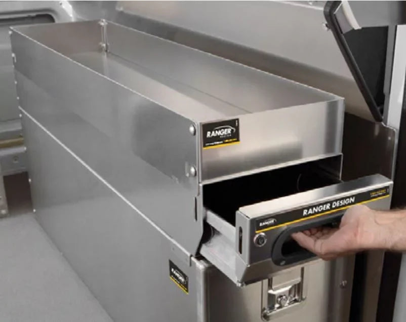 320 Drawer, 5025 Capacity, 19"h, x Tool lbs 48"d x Aluminum, Jumbo 16"w