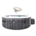 Intex Tray Hot Tub PureSpa Bubble Spa Jet Greywood w/ Accessory Inflatable