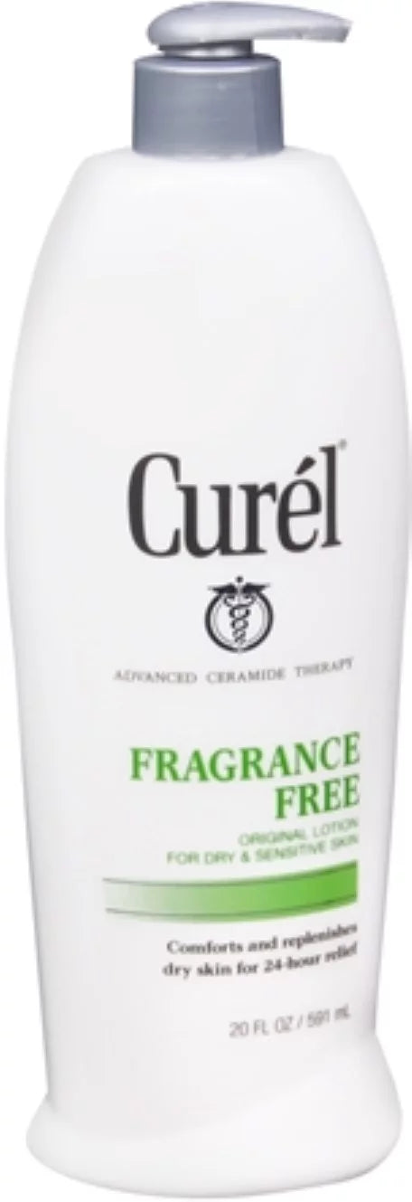 Fragrance Free Curel Comfort Lotion oz 3) Continuous 20 (Pack of