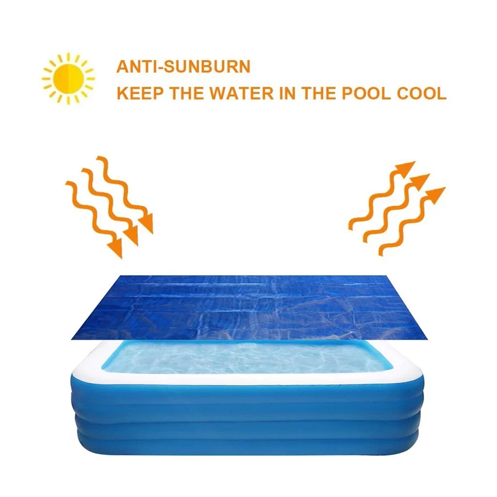 Swimming Family Garden Pools ZiSUGP Pool Cover Rectangle Paddling Outdoor for