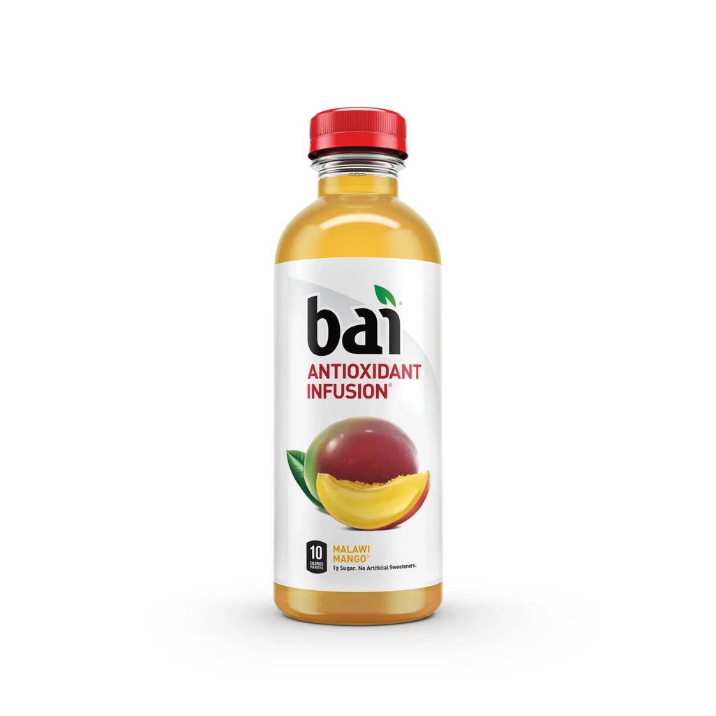 Antioxidant Malawi 12 Oz, Drink, Mango, Fl Gluten-Free, Bottles Pack Bai Infused 18
