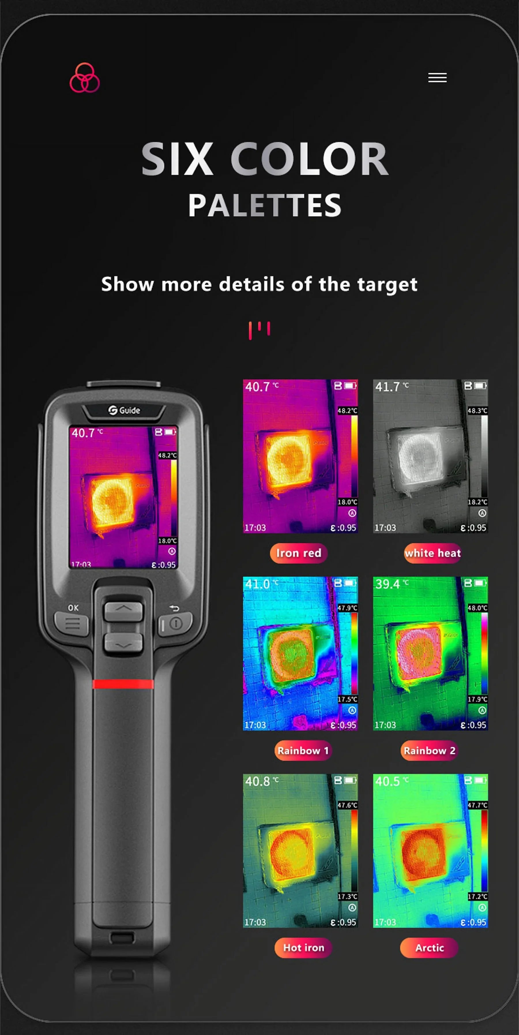 Camera Electrical Camera Circuit Thermal Inspection Car for Guide Repair Imager HVAC Infrared Thermal PCB Thermographic PC210
