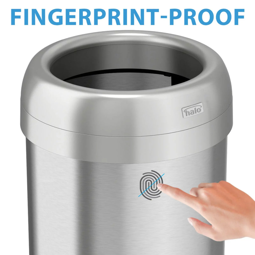16 Steel Deodorizer Gallon halo Trash Dual Can Stainless