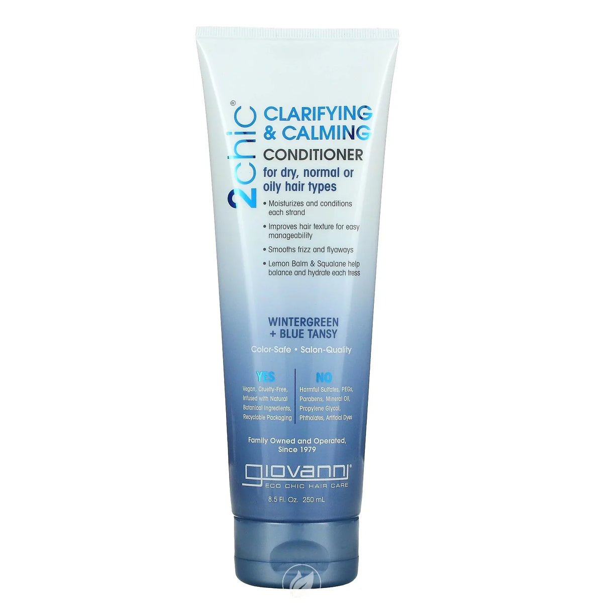 Ml), + Wintergreen Calming Giovanni, Pack Conditioner, 2 & 2Chic, Fl Tansy, Blue Clarifying 8.5 Oz (250 of