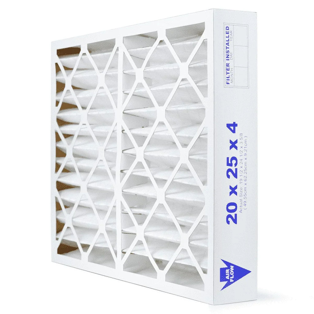 13 Pleated the Filters Health USA in MERV AC Air Filter HVAC Air AIRx Made 20x25x4 Furnace Filter, 6-Pack,