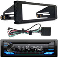 Select JVC DIN Stereo Single Player Motorcycles) CD KD-T920BTS (Fits Harley Bluetooth Radio Receiver Kit Davidson Touring USB Combo Bundle AUX Installation with AM/FM Single-DIN In-Dash 1998-2013