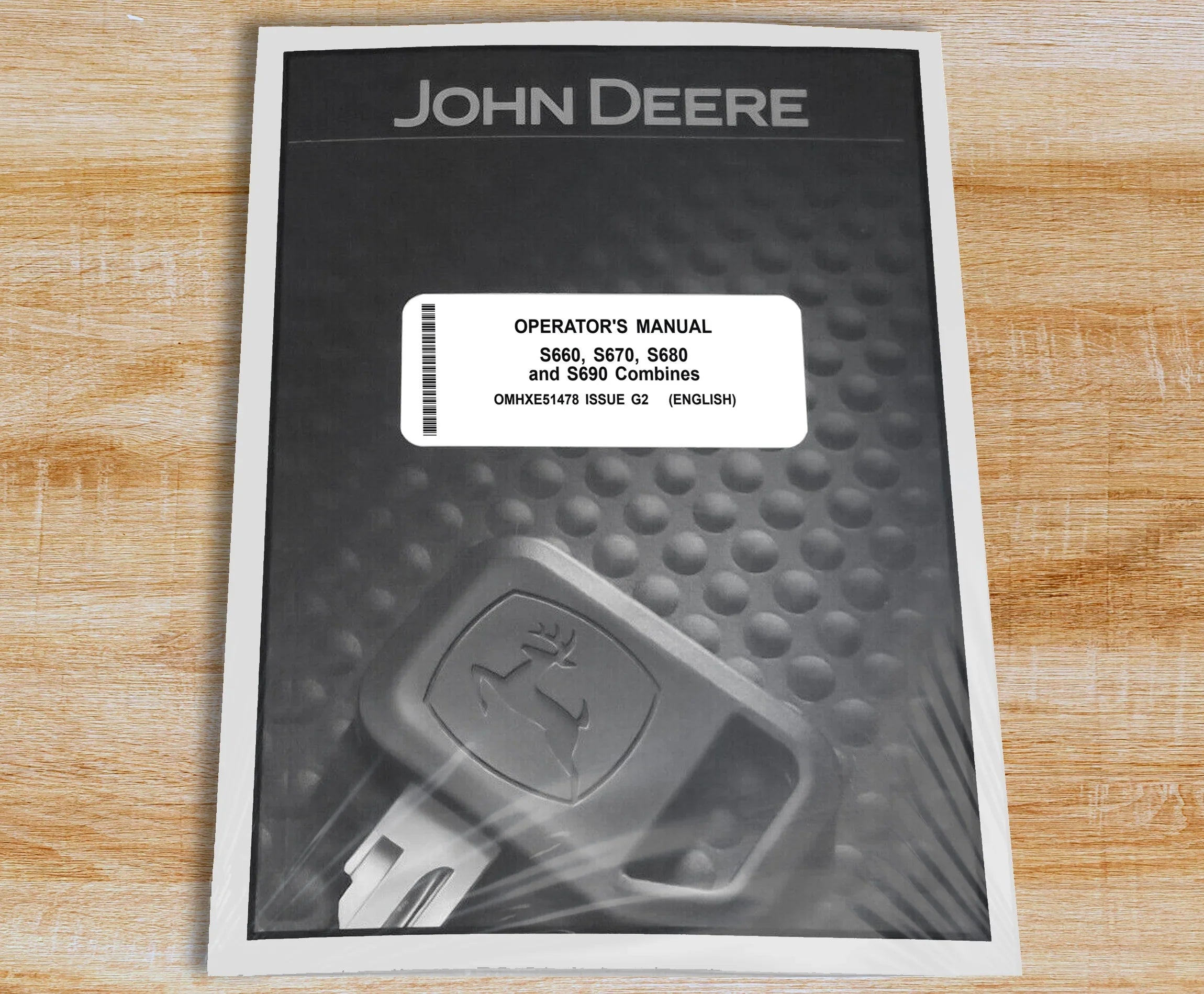 S660 John - Combine Part Number OMHXE51478 # Deere Owners Operation S690 S670 S680 Manual &